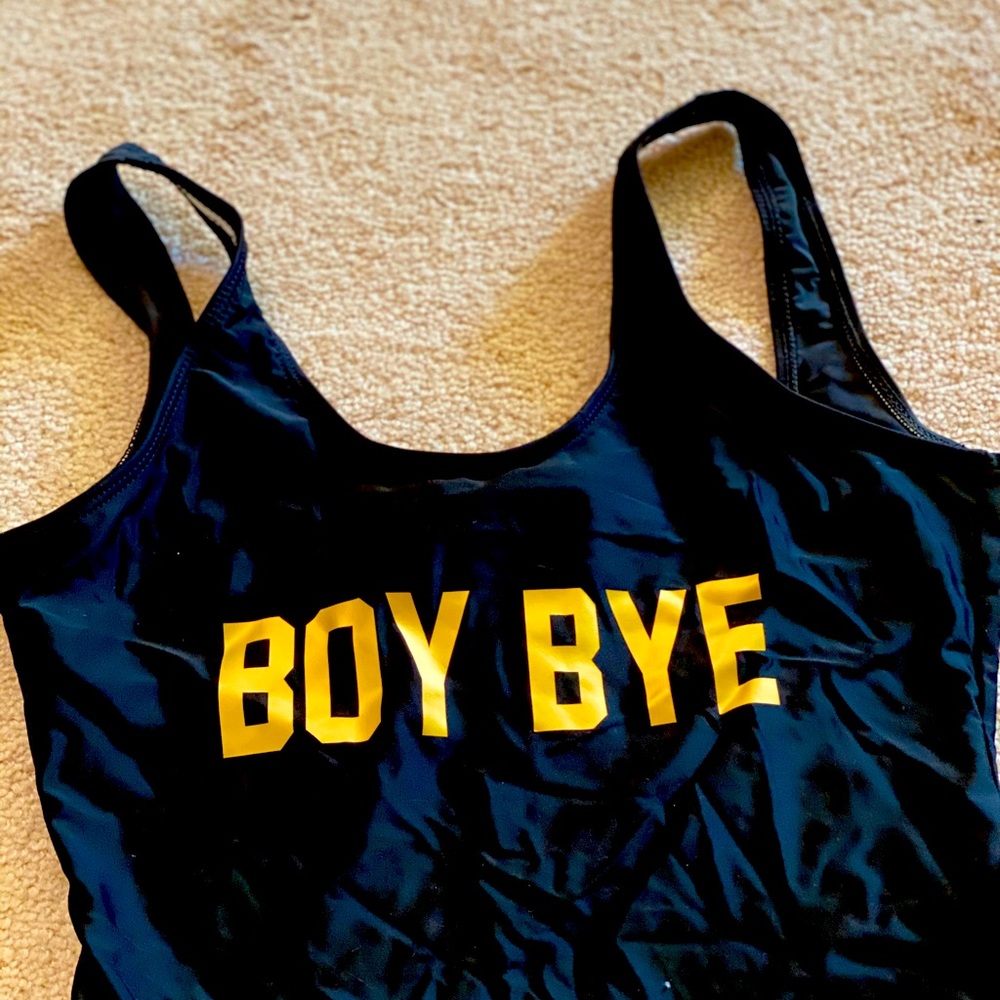 “Boy Bye” One Piece Bathing Suit